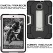 Galaxy Tab A 8.0 (2018) T387 Black/Grey Silicone PC Case with Holder - 6