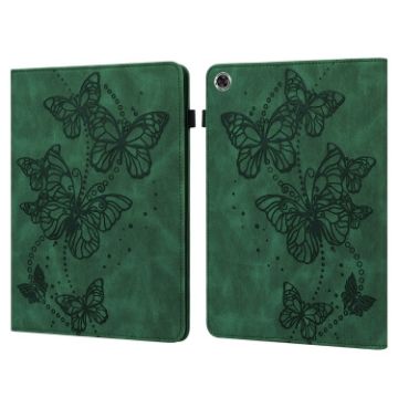 Samsung Galaxy Tab A8 10.5 2021 Green Butterfly Leather Case - 1