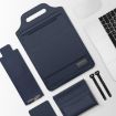 13" Blue Multifunctional Mouse Pad Stand & Handheld Laptop Bag - 1