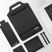 15" Multifunctional Mouse Pad Stand & Laptop Bag - Black - 1