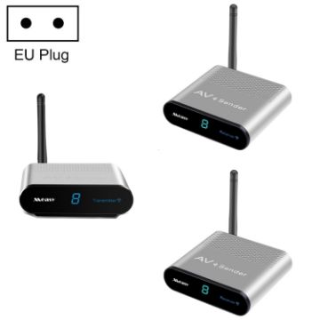 Measy AV530-2 5.8GHz Wireless A/V Transmitter + 2 Receivers, 300m Range - 1