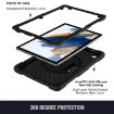 Samsung Galaxy Tab A8 10.5 2021 Black Rotary Silicone PC Case - 3