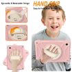Samsung Galaxy Tab A8 10.5 2021 Rose Gold Rotary Silicone PC Case - 5