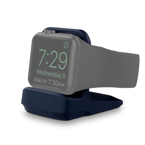 Silicone Charging Holder for Apple Watch - Midnight Blue Accessory - 1