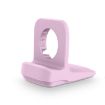 Purple Silicone Charging Holder for Apple Watch - Secure & Stylish Stand - 3