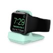 Mint Green Silicone Charging Holder for Apple Watch - 2