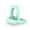 Mint Green Silicone Charging Holder for Apple Watch - 3