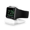 White Silicone Charging Holder for Apple Watch - Secure & Stylish Stand - 2