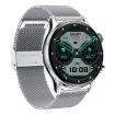 HK8Pro Smart Watch, 1.36" AMOLED, Steel Strap, NFC, Blood Oxygen, Silver - 2