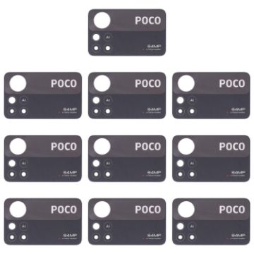 Xiaomi Poco X4 Pro 5G Back Camera Lens - 10 PCS Replacement Set - 1