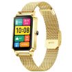 Gold NX2 Women's Smart Watch - 1.13" Screen, Heart Rate & Reminders - 1
