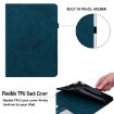 Samsung Galaxy Tab A7 10.4 2020 Butterfly Flower Leather Case Blue - 6