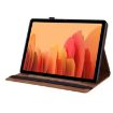 Samsung Galaxy Tab A7 10.4 2020 Butterfly Flower Leather Case Brown - 3