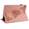 Samsung Galaxy Tab A8 10.5 2021 Butterfly Flower Leather Case Rose Gold - 4
