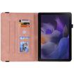 Samsung Galaxy Tab A8 10.5 2021 Butterfly Flower Leather Case Rose Gold - 5
