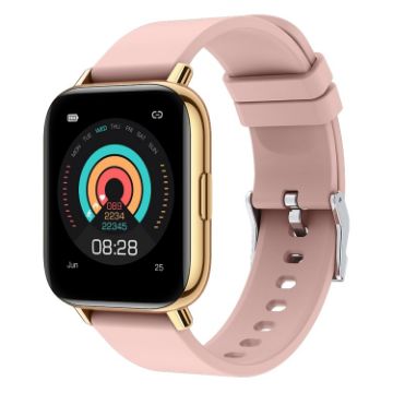 Rowatch 2S Smart Watch, 1.65" TFT Screen, Blood Pressure/Sleep Monitor, Pink - 1