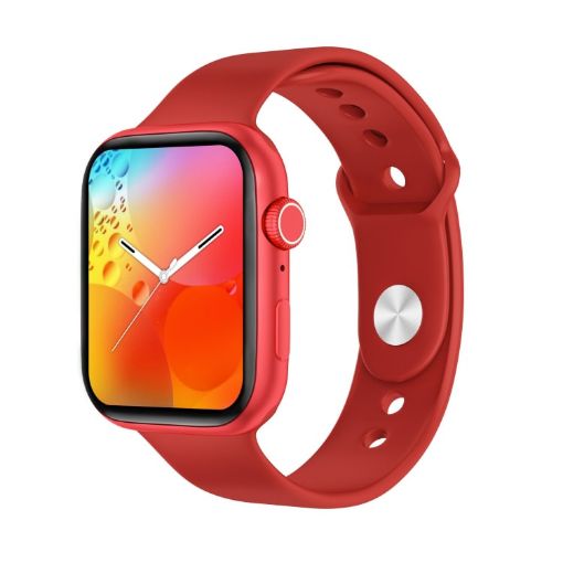 i7 Pro+ Smart Watch, 1.75" TFT, Blood Pressure & Sleep Monitor, Red - 1