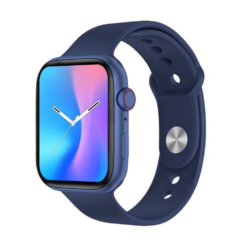 i7 Pro+ Smart Watch, 1.75" TFT, Blood Pressure & Sleep Monitor, Blue - 1