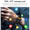 HW22 Pro Smart Watch - 1.75" HD Screen, Bluetooth Dial, Temp Monitor (Blue) - 3