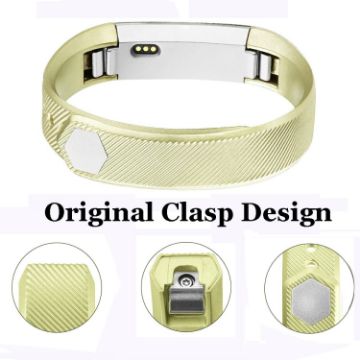 FITBIT Alta Metallic Strap - Golden Replacement Band for Fitness Tracker - 1