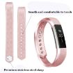 FITBIT Alta Rose Gold Metallic Strap - Elegant Replacement Band - 2