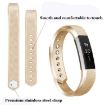FITBIT Alta Metallic Strap - Champagne Gold Replacement Band - 2