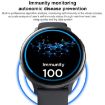 S30 Smart Wristband 1.28" TFT Screen, Temp & Sleep Monitor (Silver Steel) - 3