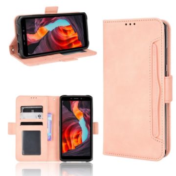 Ulefone Armor X10/X10 Pro Pink Leather Phone Case with Card Slots - 1