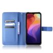 Ulefone Power Armor 14/14 Pro Blue Leather Phone Case - Diamond Texture - 5
