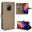 Ulefone Power Armor 14/14 Pro Brown Leather Phone Case - Diamond Texture - 1