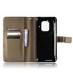 Ulefone Power Armor 14/14 Pro Brown Leather Phone Case - Diamond Texture - 4