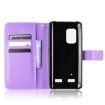 Ulefone Armor X10/X10 Pro Purple Leather Phone Case with Diamond Texture - 4