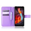 Ulefone Armor X10/X10 Pro Purple Leather Phone Case with Diamond Texture - 5