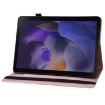 Samsung Galaxy Tab A8 Butterfly Embossed Leather Case - Rose Gold - 4