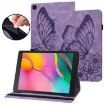 Samsung Galaxy Tab A 8.0 2019 T290/T295 Butterfly Leather Case Purple - 1