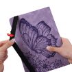 Samsung Galaxy Tab A 8.0 2019 T290/T295 Butterfly Leather Case Purple - 7