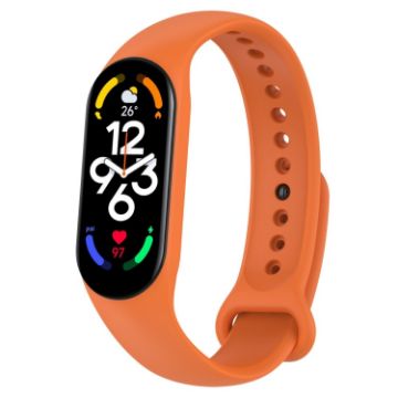 Xiaomi Mi Band 7/6/5/Amazfit Band 5 Official Orange Silicone Band - 1