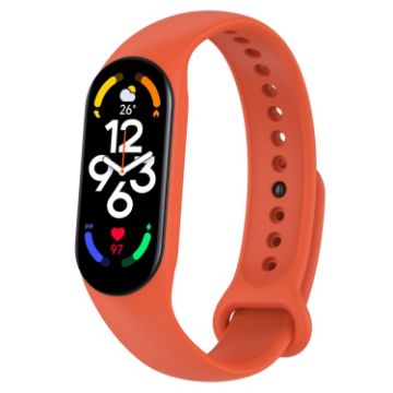 Xiaomi Mi Band 7/6/5/Amazfit Band 5 Official Orange Silicone Watch Band - 1