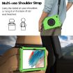 Samsung Galaxy Tab A8 10.5 2021 Green EVA Case with Strap & Holder - 7