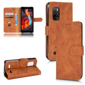 Ulefone Armor X10 Brown Magnetic Flip Leather Phone Case - 1