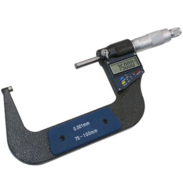 75-100mm Electronic Digital Micrometer - High Precision 0.001mm Resolution - 1