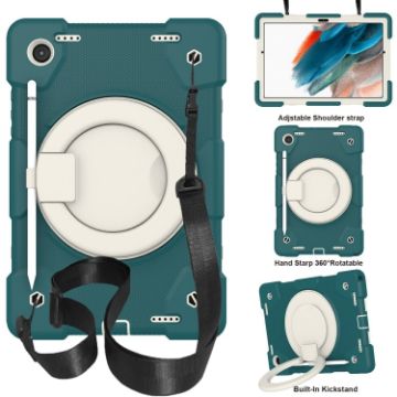 Samsung Galaxy Tab A8 10.5 2021 Full Body Case with Holder & Strap - 1