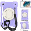 Samsung Galaxy Tab A8 10.5 2021 Purple Full Body Case with Holder & Strap - 1