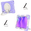 Samsung Galaxy Tab A8 10.5 2021 Purple Full Body Case with Holder & Strap - 3
