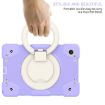 Samsung Galaxy Tab A8 10.5 2021 Purple Full Body Case with Holder & Strap - 5