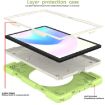 Samsung Galaxy Tab A8 10.5 2021 Full Body Case with Holder & Strap Green - 6