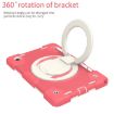 Samsung Galaxy Tab A8 10.5 2021 Red Full Body Case with Holder & Strap - 4