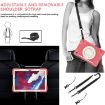 Samsung Galaxy Tab A8 10.5 2021 Red Full Body Case with Holder & Strap - 7