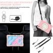 Samsung Galaxy Tab A8 10.5 2021 Pink Full Body Case with Holder & Strap - 7