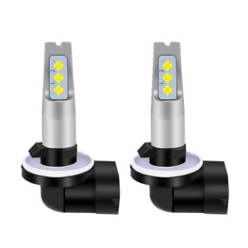 881 DC 12V-24V 12W 1800LM Car LED Fog Light Pair - Ice Blue - 1
